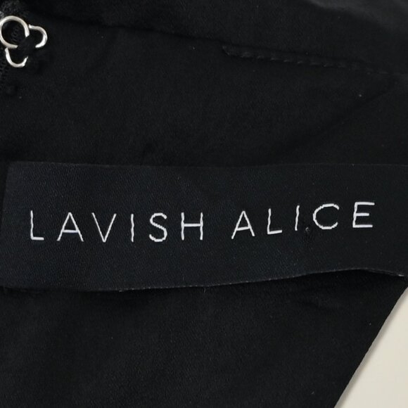 S/M REVOLVE Lavish Alice Ruched Front Long Sleeve Dress in Black - Picture 5 of 5